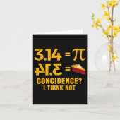 Pi 3 14 =円の一致Iは算数パ考えンではない カード (黄色い花)
