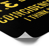 Pi 3 14 =円の一致Iは算数パ考えンではない ポスター (角)