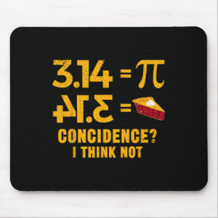 Pi 3 14 =円の一致Iは算数パ考えンではない マウスパッド