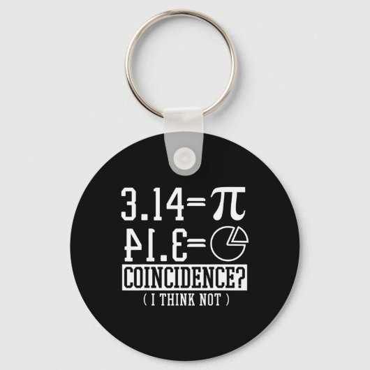 Pi 3.14 Math Happy 14th March誕生日一致 キーホルダー (正面)