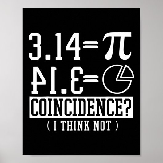 Pi 3.14 Math Happy 14th March誕生日一致 ポスター (正面)