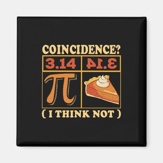 Pi 3.14 PiハッピーPiデイ数学先生学生 マグネット (正面)