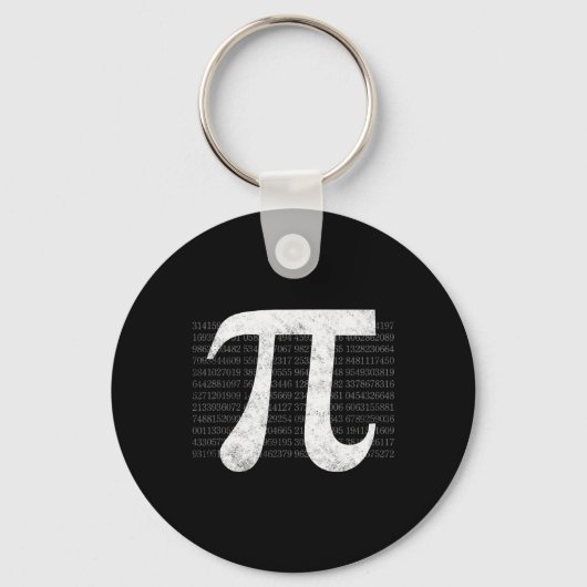 Pi 3.14 PiハッピーPi日Math キーホルダー (正面)
