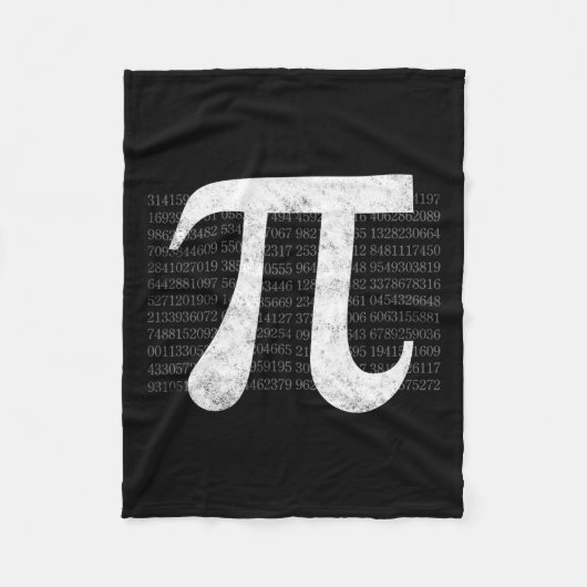 Pi 3.14 PiハッピーPi日Math フリースブランケット (正面)