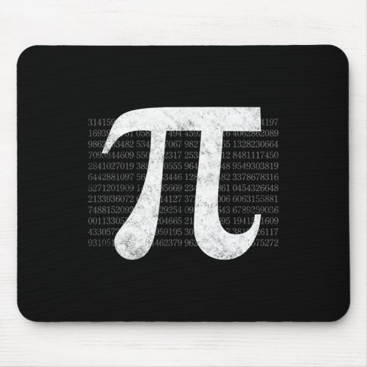 Pi 3.14 PiハッピーPi日Math マウスパッド (正面)