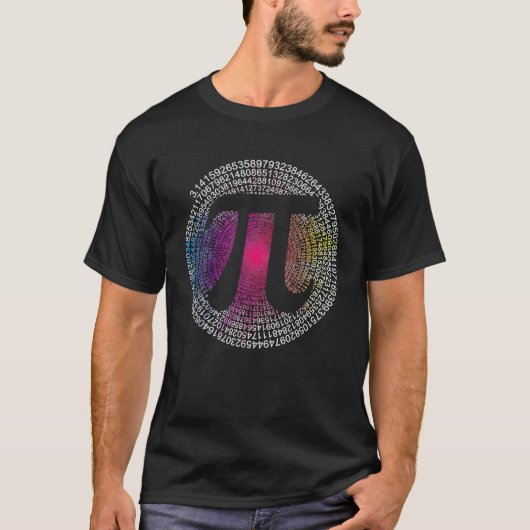 Pi 3,14 Pi番号記号数学サイエンスギフト Tシャツ (正面)