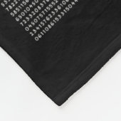 Pi 5000桁Piデイ数学者先生おたくM フリースブランケット (角)