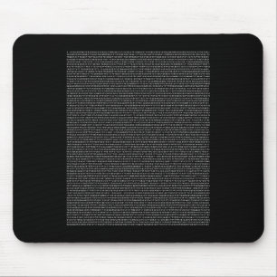 Pi 5000桁Piデイ数学者先生おたくM マウスパッド