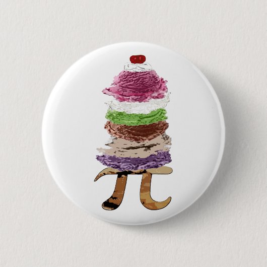 Pi a la Mode Button 缶バッジ (正面)