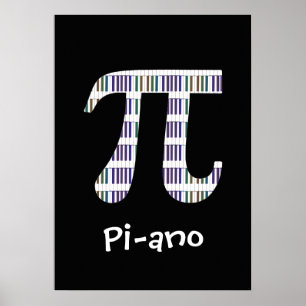 Pi-ano ～算数おもしろい曲ギークポスターのバリエーション ポスター