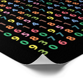 Pi art – 小数点以下3,141位 ポスター