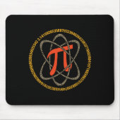 Pi Atom - Pi DayとMath Lover Gift マウスパッド (正面)