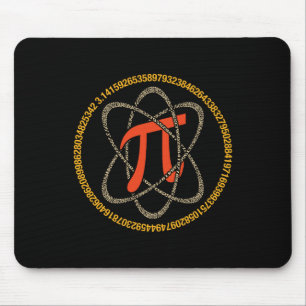 Pi Atom - Pi DayとMath Lover Gift マウスパッド