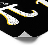 Pi Be Rational Get 実在 – 数学先生- Math Humo ポスター (角)