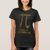 Pi Code Of The Universe Greek Letter Math Golden R Tシャツ (正面)