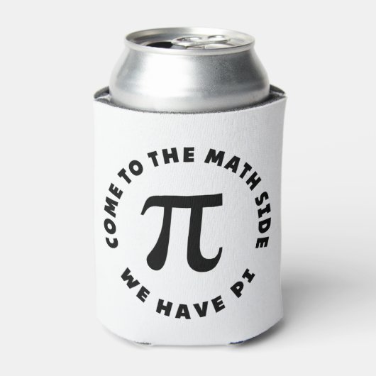 PI  Come to the math side we have pi 缶クーラー (缶正面)