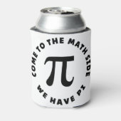 PI  Come to the math side we have pi 缶クーラー (缶裏面)