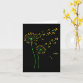Pi Dandelion Pi Day Dandelion 3.14 Pi数値計算 カード (黄色い花)