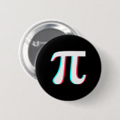 Pi Dayおもしろい Graphic Math先生Student 3.14のGif 缶バッジ (正面&裏面)