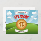Pi Dayの投稿 ポストカード (正面/裏面)