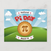 Pi Dayの投稿 ポストカード (正面)