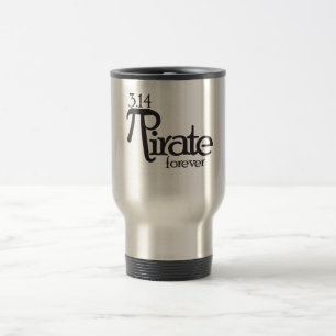Pi DayのMath Pirate トラベルマグ