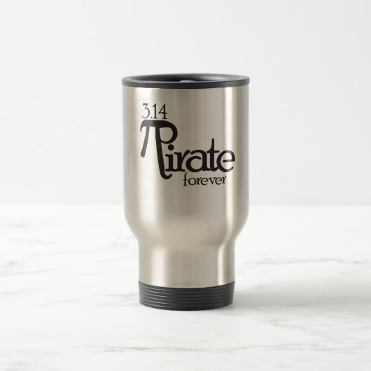 Pi DayのMath Pirate トラベルマグ (中央)