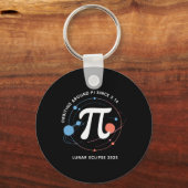 Pi Day月食2025宇宙数学 キーホルダー (正面)