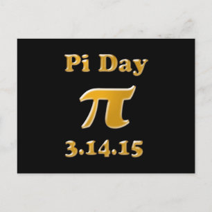 Pi Day 2015はがき ポストカード