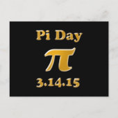 Pi Day 2015はがき ポストカード (正面)
