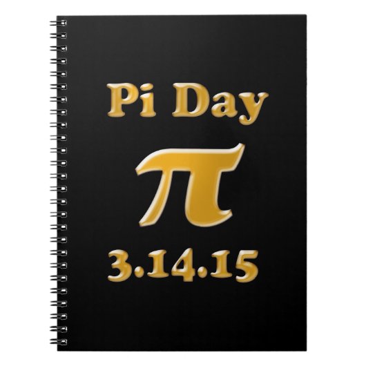 Pi Day 2015ノートブック ノートブック (正面)