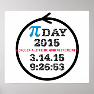 Pi Day 2015ポスター:インフィニティ祝! ポスター