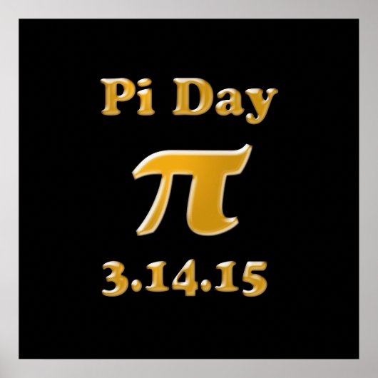 Pi Day 2015ポスター ポスター (正面)