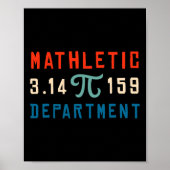 Pi Day 2025 Math Lover Mathematics Mathletic Depar ポスター (正面)
