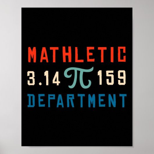 Pi Day 2025 Math Lover Mathematics Mathletic Depar ポスター (正面)