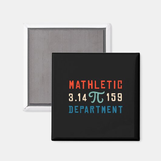 Pi Day 2025 Math Lover Mathematics Mathletic Depar マグネット (正面/裏面)