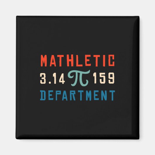 Pi Day 2025 Math Lover Mathematics Mathletic Depar マグネット (正面)