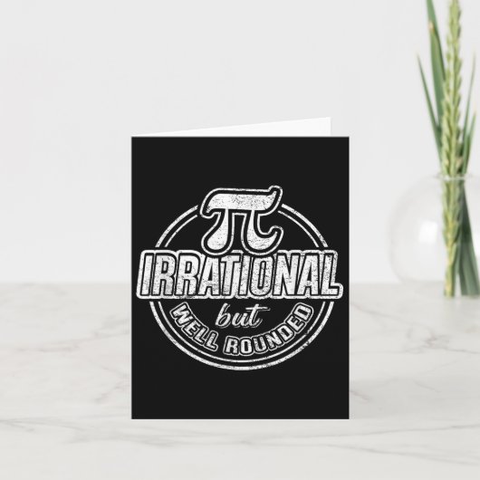 Pi Day 3月14日引用文 – グラフおもしろいィック演算おたく カード (正面)