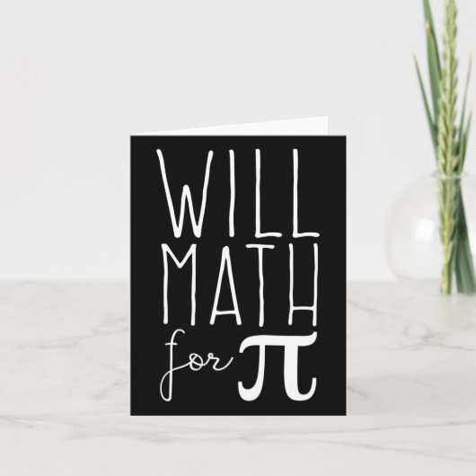 Pi Day 3月14日Math Lover Science おもしろい 3.14 Pi P カード (正面)