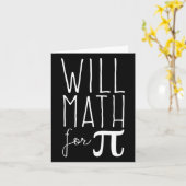 Pi Day 3月14日Math Lover Science おもしろい 3.14 Pi P カード (黄色い花)
