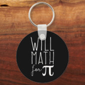 Pi Day 3月14日Math Lover Science おもしろい 3.14 Pi P キーホルダー (正面)