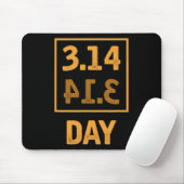 Pi Day - 3.14 =パイバイクワードの偶然の一致 マウスパッド (マウス)