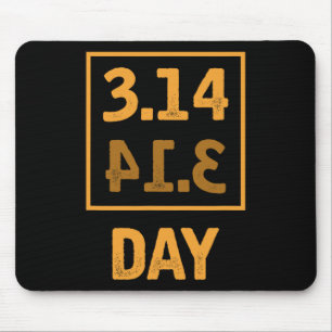 Pi Day - 3.14 =パイバイクワードの偶然の一致 マウスパッド