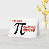 Pi Day 3.14 – 最も美味しい数 カード (黄色い花)