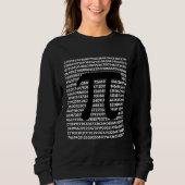 Pi Day  3 14 Pi  3 14159 Trigonometry Math Teacher スウェットシャツ (正面)