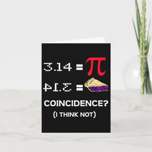 Pi Day 3.15 Piシンボル科学および数学先生Gif カード (正面)