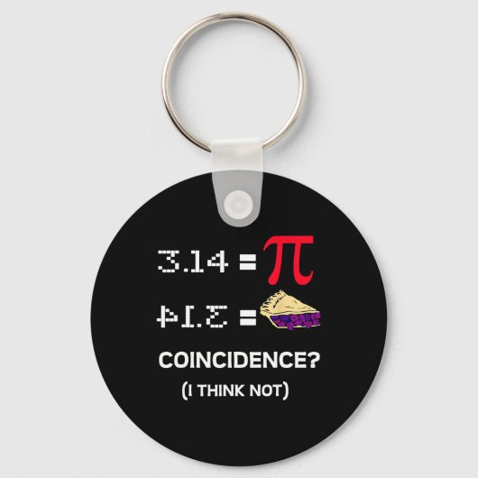 Pi Day 3.15 Piシンボル科学および数学先生Gif キーホルダー (正面)