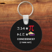Pi Day 3.15 Piシンボル科学および数学先生Gif キーホルダー (正面)