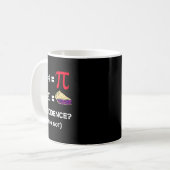 Pi Day 3.15 Piシンボル科学および数学先生Gif コーヒーマグカップ (正面左)