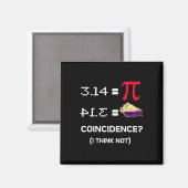 Pi Day 3.15 Piシンボル科学および数学先生Gif マグネット (正面/裏面)